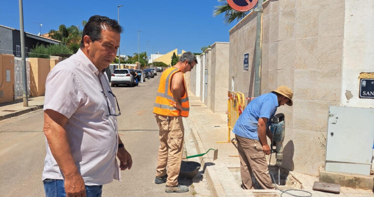 Cambio de válvulas de agua potable en Maravisa