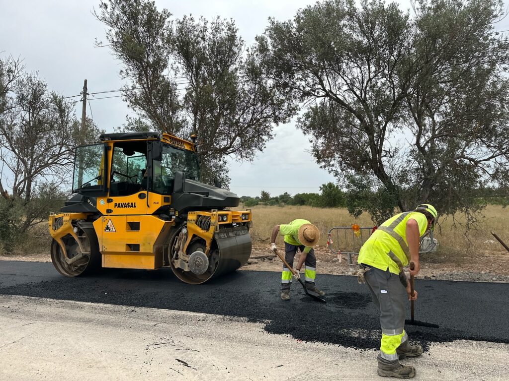 Obras colector zona norte la pobla de vallbona